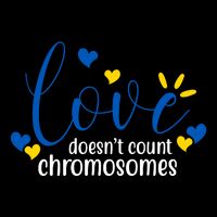 Love Doesnt Count Chromosome Down Syndrome Drawstring Bag