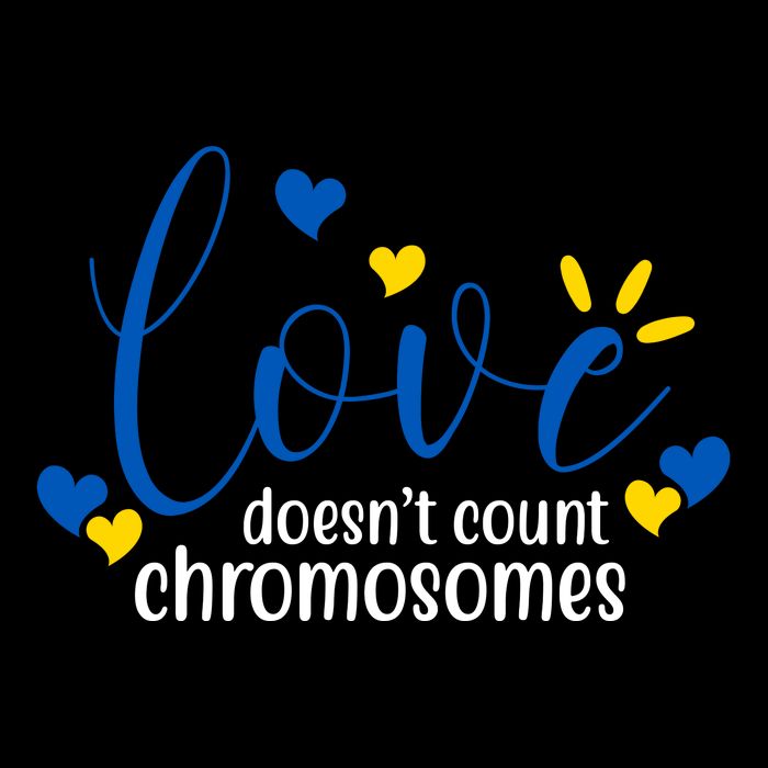 Love Doesnt Count Chromosome Down Syndrome 16 in Basic Backpack