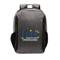 Love Doesnt Count Chromosome Down Syndrome Vector Backpack