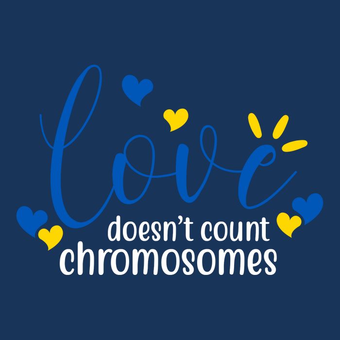 Love Doesnt Count Chromosome Down Syndrome Infant Baby Jersey Bodysuit