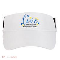 Love Doesnt Count Chromosome Down Syndrome Adult Drive Performance Visor