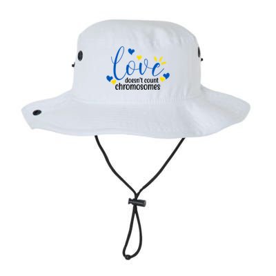 Love Doesnt Count Chromosome Down Syndrome Bucket Hat