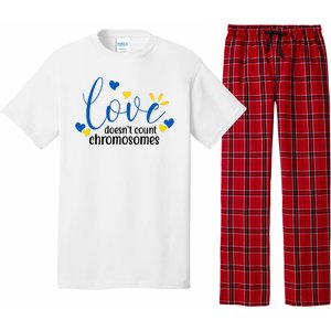 Love Doesnt Count Chromosome Down Syndrome Pajama Set