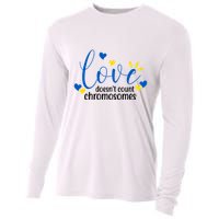 Love Doesnt Count Chromosome Down Syndrome Cooling Performance Long Sleeve Crew