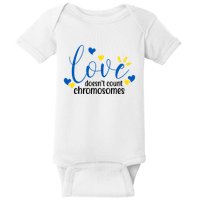 Love Doesnt Count Chromosome Down Syndrome Baby Bodysuit