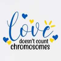 Love Doesnt Count Chromosome Down Syndrome Baby Bodysuit