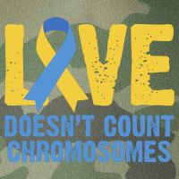 Love Doesn't Count Chromosomes Down Syndrome Legacy Tie Dye Trucker Hat