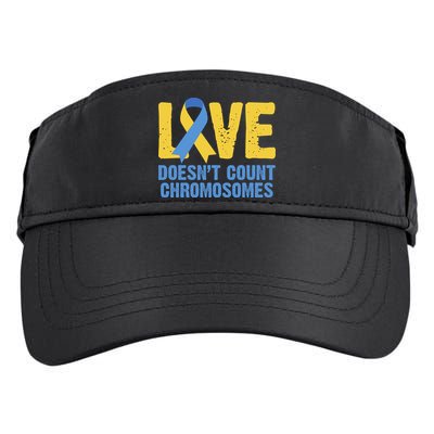 Love Doesn't Count Chromosomes Down Syndrome Adult Drive Performance Visor