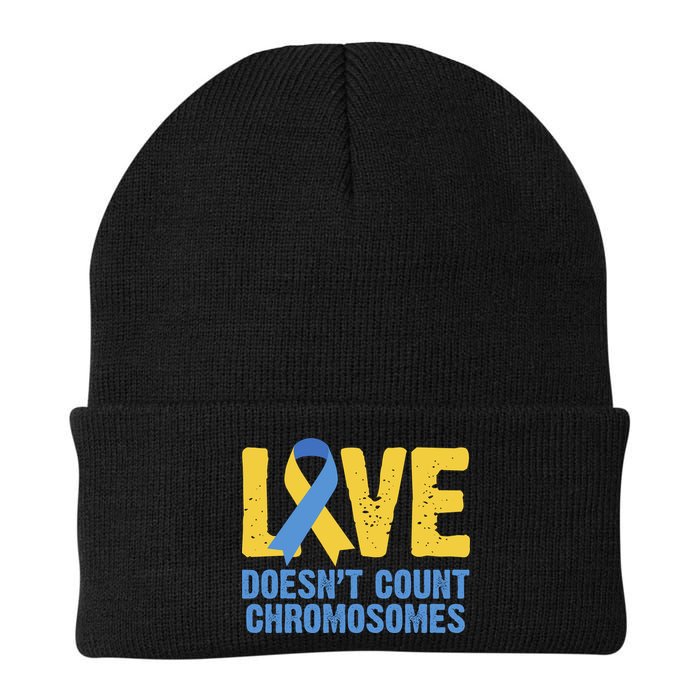 Love Doesn't Count Chromosomes Down Syndrome Beanie