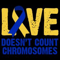 Love Doesn't Count Chromosomes Down Syndrome 16oz Travel Tumbler