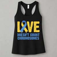 Love Doesn't Count Chromosomes Down Syndrome Womens Tank Top