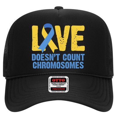 Love Doesn't Count Chromosomes Down Syndrome Trucker Hat