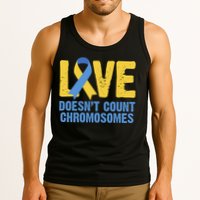 Love Doesn't Count Chromosomes Down Syndrome Tank Top