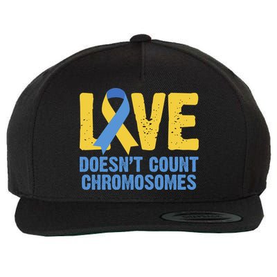 Love Doesn't Count Chromosomes Down Syndrome Wool Snapback Cap