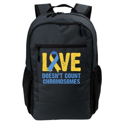 Love Doesn't Count Chromosomes Down Syndrome Daily Commute Backpack