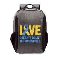 Love Doesn't Count Chromosomes Down Syndrome Vector Backpack