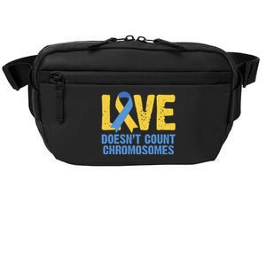 Love Doesn't Count Chromosomes Down Syndrome Crossbody Pack