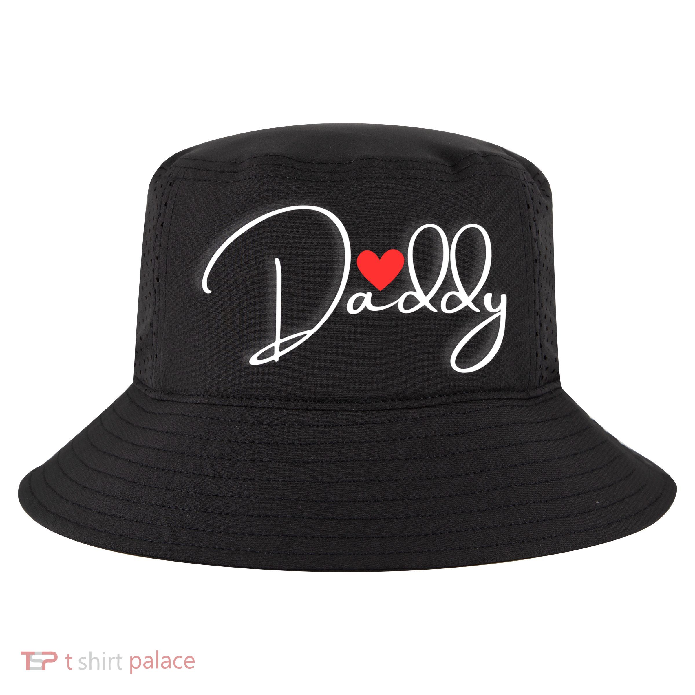 Love Daddy Cute Fathers Day Gift Cool Comfort Performance Bucket Hat