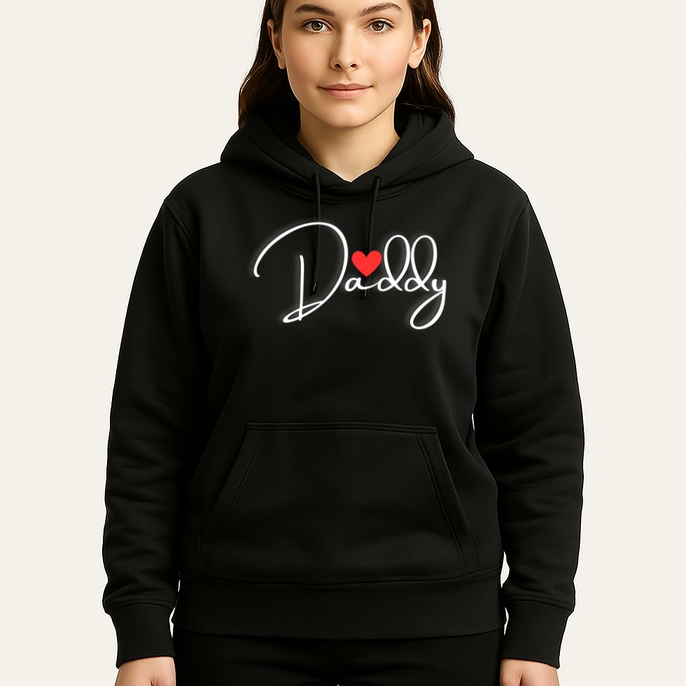 Love Daddy Cute Fathers Day Gift Hoodie