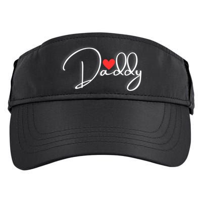Love Daddy Cute Fathers Day Gift Adult Drive Performance Visor