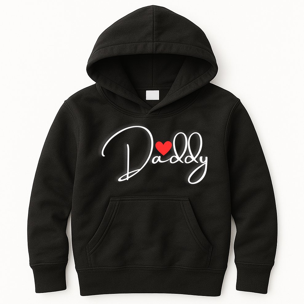Love Daddy Cute Fathers Day Gift Kids Hoodie