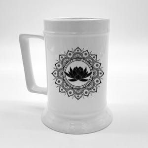 Lotus Dala Circle Pure Yoga Meditation Gift Beer Stein