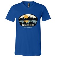 Lake Dillon Colorado Co Vacation Souvenir Funny Gift V-Neck T-Shirt