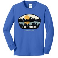 Lake Dillon Colorado Co Vacation Souvenir Funny Gift Kids Long Sleeve Shirt