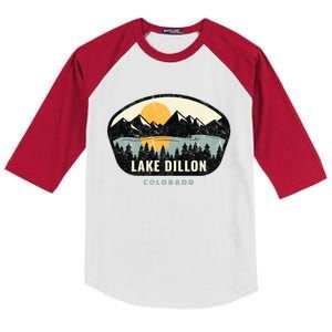 Lake Dillon Colorado Co Vacation Souvenir Funny Gift Kids Colorblock Raglan Jersey