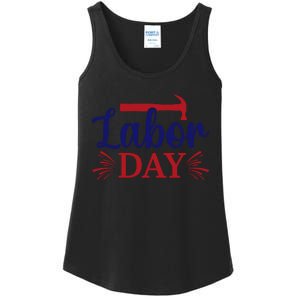 Labor Day Celebration Graphic Ladies Essential Tank