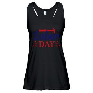 Labor Day Celebration Graphic Ladies Essential Flowy Tank