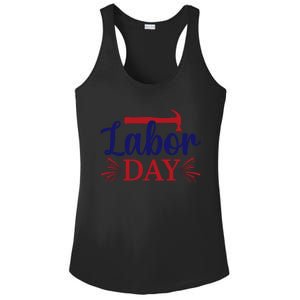 Labor Day Celebration Graphic Ladies PosiCharge Competitor Racerback Tank