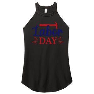 Labor Day Celebration Graphic Women’s Perfect Tri Rocker Tank