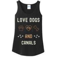 Love Dogs Canals Dog Owners Walker Narrowboat Ladies Essential Tank