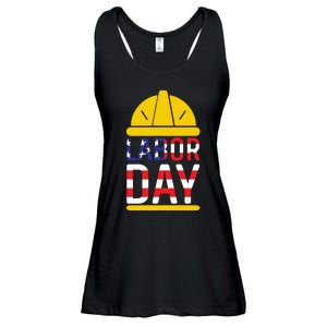 Labor Day Celebration Graphic Ladies Essential Flowy Tank