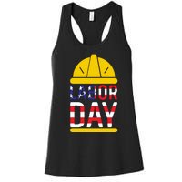 Labor Day Celebration Graphic Women's Racerback Tank