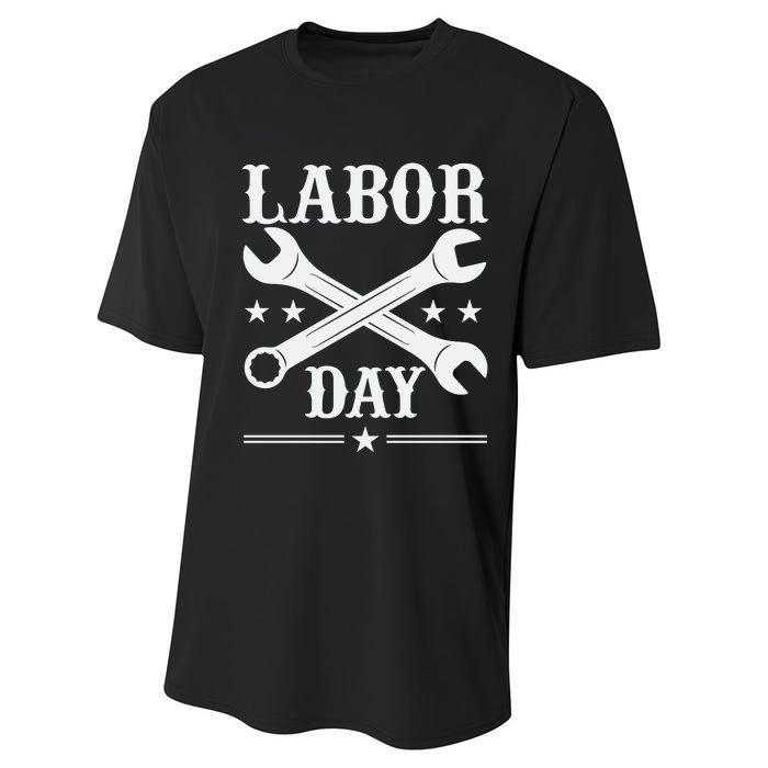 Labor Day Celebration Graphic Performance Sprint T-Shirt