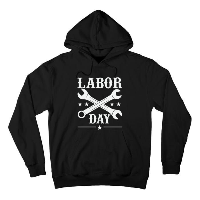 Labor Day Celebration Graphic Tall Hoodie