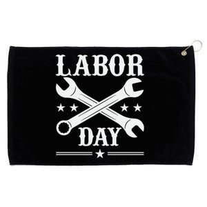 Labor Day Celebration Graphic Grommeted Golf Towel