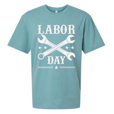 Labor Day Celebration Graphic Sueded Cloud Jersey T-Shirt