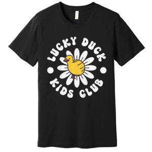 Lucky Duck Club Cute Duck 1st First Birthday Premium T-Shirt