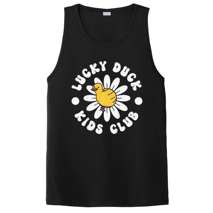 Lucky Duck Club Cute Duck 1st First Birthday PosiCharge Competitor Tank