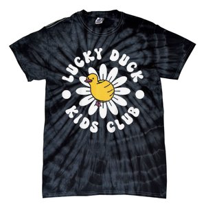 Lucky Duck Club Cute Duck 1st First Birthday Tie-Dye T-Shirt