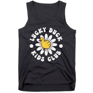 Lucky Duck Club Cute Duck 1st First Birthday Tank Top