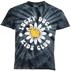 Lucky Duck Club Cute Duck 1st First Birthday Kids Tie-Dye T-Shirt