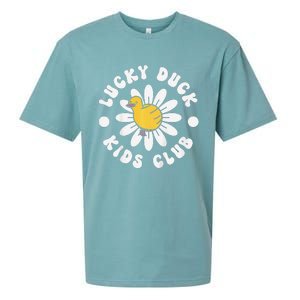 Lucky Duck Club Cute Duck 1st First Birthday Sueded Cloud Jersey T-Shirt