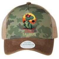 Lollisaurus Dino Dinosaur Lolli Saurus T Rex Funny Trex Legacy Tie Dye Trucker Hat