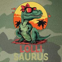 Lollisaurus Dino Dinosaur Lolli Saurus T Rex Funny Trex Legacy Tie Dye Trucker Hat