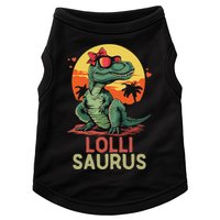 Lollisaurus Dino Dinosaur Lolli Saurus T Rex Funny Trex Doggie Tank