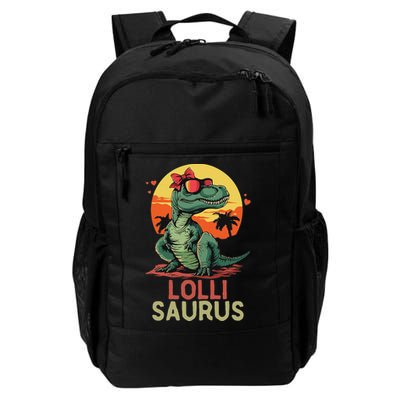 Lollisaurus Dino Dinosaur Lolli Saurus T Rex Funny Trex Daily Commute Backpack